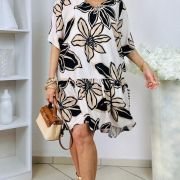 VESTIDO CURTO C/ BABADO