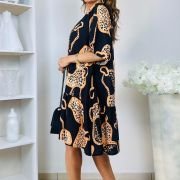 VESTIDO CURTO C/ BABADO