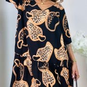 VESTIDO CURTO C/ BABADO