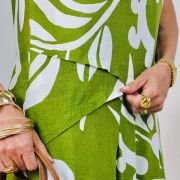 CONJUNTO COSTAS ABOTOADAS (CROPPED E CALÇA)