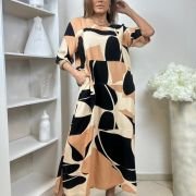 VESTIDO EM CAMADAS C/BOLSO