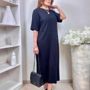 VESTIDO MOLETINHO Á FIO