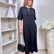 VESTIDO MOLETINHO Á FIO