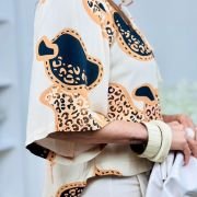 BLUSA C/ELÁSTICO E CORDÃO