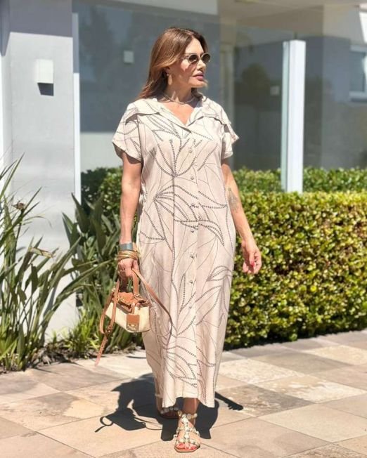 VESTIDO TIPO CHEMISE